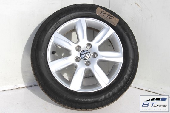 VW POLO FELGI 15 OPONY KOŁA felga 6R0601025D 6J*15H2 ET40 6R0 601 025 D opona Dunlop SP Sport 01 A/S  185/60/15 88H 6R, 6C