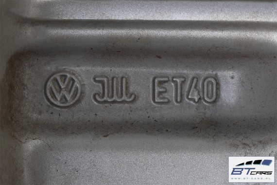 VW POLO FELGI 15 OPONY KOŁA felga 6R0601025D 6J*15H2 ET40 6R0 601 025 D opona Dunlop SP Sport 01 A/S  185/60/15 88H 6R, 6C