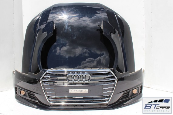 AUDI A4 PRZÓD maska błotnik zderzak pas przedni wzmocnienie 8W B9 Kolor A2A2 LY9B czarny 8W0821105 8W0821106 8W0823029 8W0807065