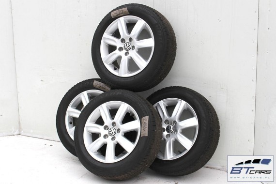 VW POLO FELGI 15 OPONY KOŁA felga 6R0601025D 6J*15H2 ET40 6R0 601 025 D opona Dunlop SP Sport 01 A/S 185/60/15 88H 6R 6R0601025D