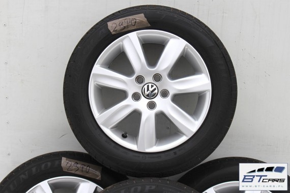 VW POLO FELGI 15 OPONY KOŁA felga 6R0601025D 6J*15H2 ET40 6R0 601 025 D opona Dunlop SP Sport 01 A/S 185/60/15 88H 6R 6R0601025D