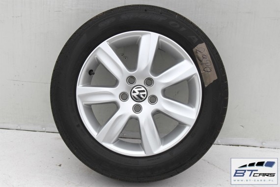 VW POLO FELGI 15 OPONY KOŁA felga 6R0601025D 6J*15H2 ET40 6R0 601 025 D opona Dunlop SP Sport 01 A/S 185/60/15 88H 6R 6R0601025D