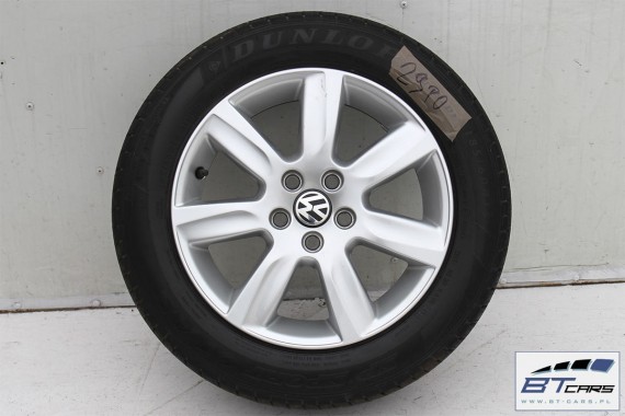 VW POLO FELGI 15 OPONY KOŁA felga 6R0601025D 6J*15H2 ET40 6R0 601 025 D opona Dunlop SP Sport 01 A/S 185/60/15 88H 6R 6R0601025D
