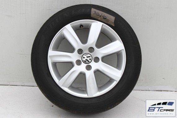 VW POLO FELGI 15 OPONY KOŁA felga 6R0601025D 6J*15H2 ET40 6R0 601 025 D opona Dunlop SP Sport 01 A/S 185/60/15 88 6R, 6C