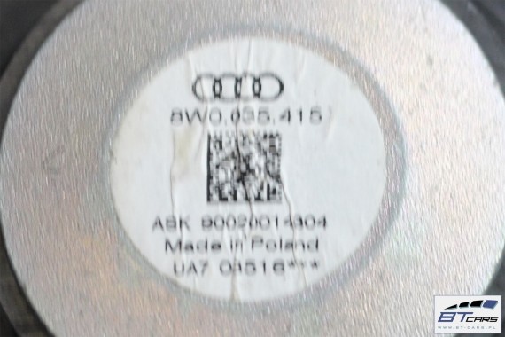 AUDI A4 SEDAN GŁOŚNIKI KOMPLET GŁOŚNIKÓW 8W5035412 8W5 035 412 8W5035411 8W0035415 ZESTAW NAGŁOŚNIENIE
