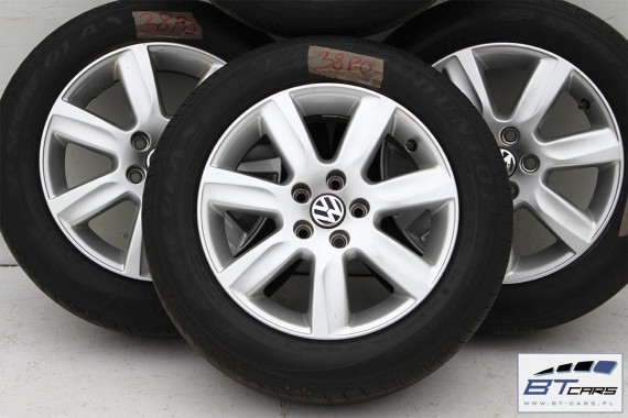 VW POLO FELGI 15 OPONY KOŁA felga 6R0601025D 6J*15H2 ET40 6R0 601 025 D opona Dunlop SP Sport 01 A/S 185/60/15 88H  6R, 6C