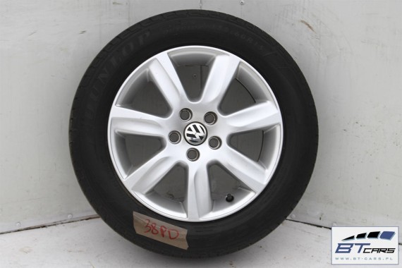 VW POLO FELGI 15 OPONY KOŁA felga 6R0601025D 6J*15H2 ET40 6R0 601 025 D opona Dunlop SP Sport 01 A/S 185/60/15 88H  6R, 6C