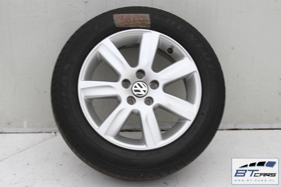 VW POLO FELGI 15 OPONY KOŁA felga 6R0601025D 6J*15H2 ET40 6R0 601 025 D opona Dunlop SP Sport 01 A/S 185/60/15 88H  6R, 6C