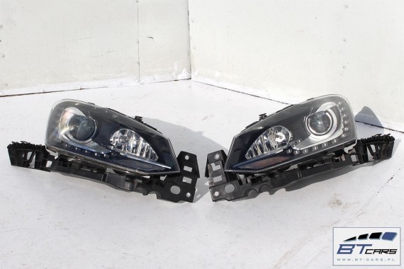 VW POLO PRZÓD maska błotniki zderzak pas przedni lampa Xenon LED 6R Kolor LB9A biel candy lampy wzmocnienie 6R1941031C 6R1941032