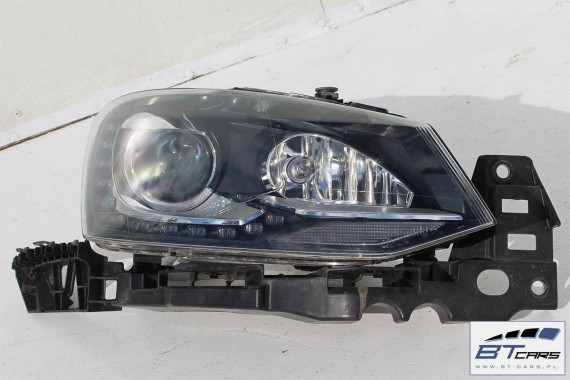 VW POLO PRZÓD maska błotniki zderzak pas przedni lampa Xenon LED 6R Kolor LB9A biel candy lampy wzmocnienie 6R1941031C 6R1941032