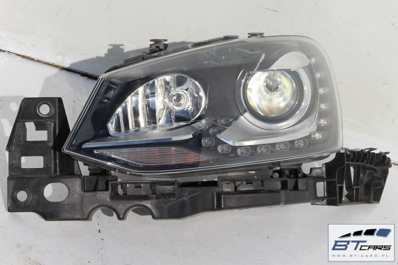 VW POLO PRZÓD maska błotniki zderzak pas przedni lampa Xenon LED 6R Kolor LB9A biel candy lampy wzmocnienie 6R1941031C 6R1941032