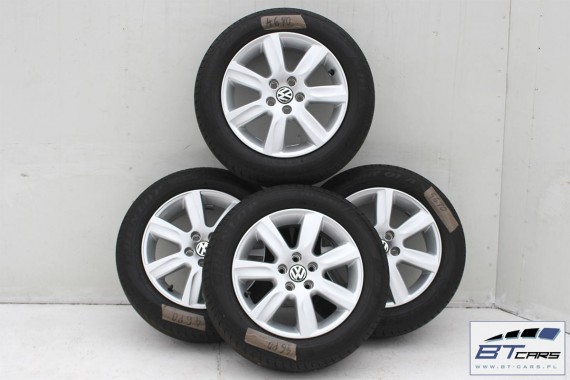 VW POLO FELGI 15 OPONY KOŁA felga 6R0601025D 6J*15H2 ET40 6R0 601 025 D opona Dunlop SP Sport 01 A/S 185/60/15 88H 6R, 6C