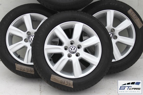 VW POLO FELGI 15 OPONY KOŁA felga 6R0601025D 6J*15H2 ET40 6R0 601 025 D opona Dunlop SP Sport 01 A/S 185/60/15 88H 6R, 6C