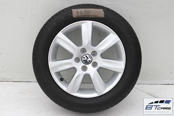 VW POLO FELGI 15 OPONY KOŁA felga 6R0601025D 6J*15H2 ET40 6R0 601 025 D opona Dunlop SP Sport 01 A/S 185/60/15 88H 6R, 6C