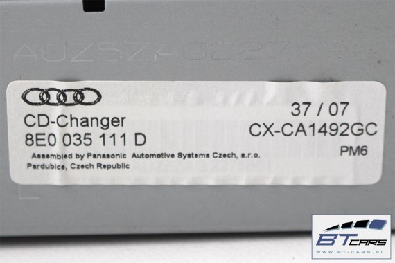 AUDI A3 A4 TT ZMIENIARKA PŁYT CD 8E0035111D 8E0 035 111 D 8E0057111D 8E0035111D 8E0035111D 8E0035111A 8E0035111B 8E0035111C