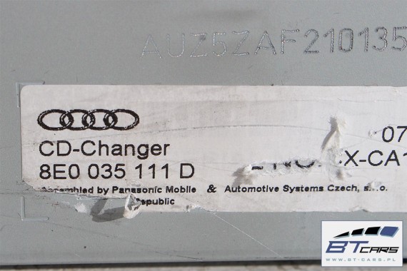 AUDI A3 A4 TT ZMIENIARKA PŁYT CD 8E0035111D 8E0 035 111 D 8E0057111D 8E0035111D 8E0035111D 8E0035111A 8E0035111B 8E0035111C