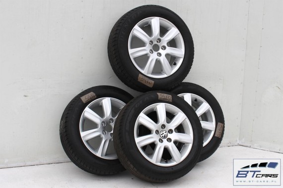 VW POLO FELGI 15 OPONY KOŁA felga 6R0601025D 6J*15H2 ET40 6R0 601 025 D opona Dunlop SP Sport 01 A/S 185/60/15 88H 6R 6R0601025D