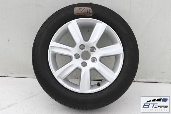 VW POLO FELGI 15 OPONY KOŁA felga 6R0601025D 6J*15H2 ET40 6R0 601 025 D opona Dunlop SP Sport 01 A/S 185/60/15 88H 6R, 6C