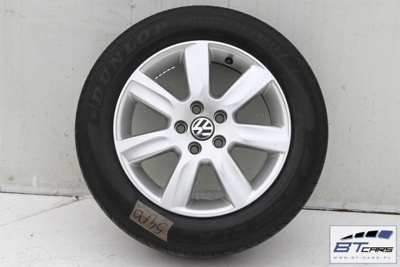 VW POLO FELGI 15 OPONY KOŁA felga 6R0601025D 6J*15H2 ET40 6R0 601 025 D opona Dunlop SP Sport 01 A/S 185/60/15 88H 6R 6R0601025D