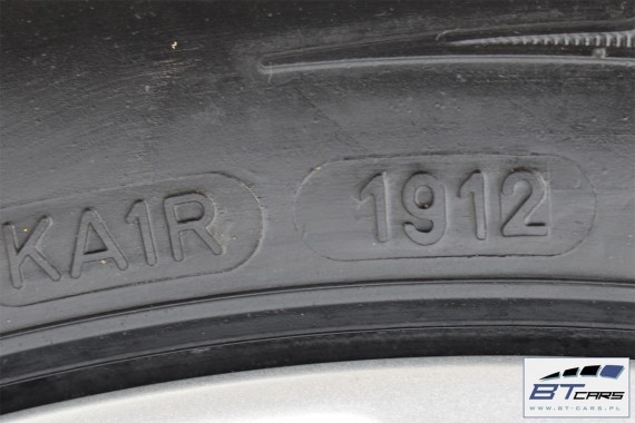 VW POLO FELGI 15 OPONY KOŁA felga 6R0601025D 6J*15H2 ET40 6R0 601 025 D opona Dunlop SP Sport 01 A/S 185/60/15 88H 6R 6R0601025D