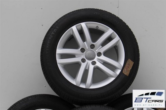 AUDI Q7  FELGI 18 OPONY KOŁA felga 4L0601025B   4L0 601 025 B 8,5*18JH2 ET58 opona CONTINENTAL CONTACT 4*4 109H