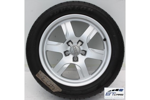 AUDI A4 A5 FELGI 17 cali  OPONY KOŁA felga 8T0601025B  7,5J*17H2 ET28 opona DUNLOP SP SPORT 01 225/50/17  94Y 8K, 8T