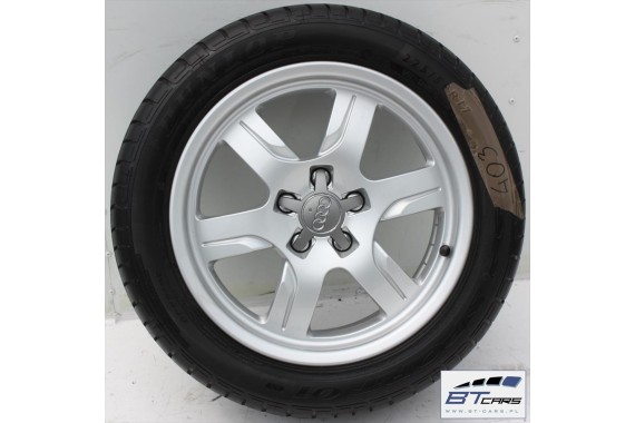 AUDI A4 A5 FELGI 17 cali  OPONY KOŁA felga 8T0601025B  7,5J*17H2 ET28 opona DUNLOP SP SPORT 01 225/50/17  94Y 8K, 8T