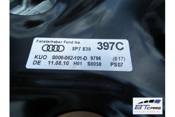 VW GOLF 6 VI AUDI A3 CABRIO SZYBA TYŁ + MECHANIZM 8P7839398E 8P7839397E 8P7 839 398 E