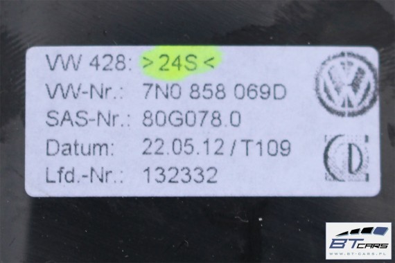 VW SHARAN SEAT WLOTY POWIETRZA KONSOLI 7N0819703D 7N0858069D 7N0819704D kratka 7N0 819 703 D 7N0819703 7N0858069 7N0819704 7N