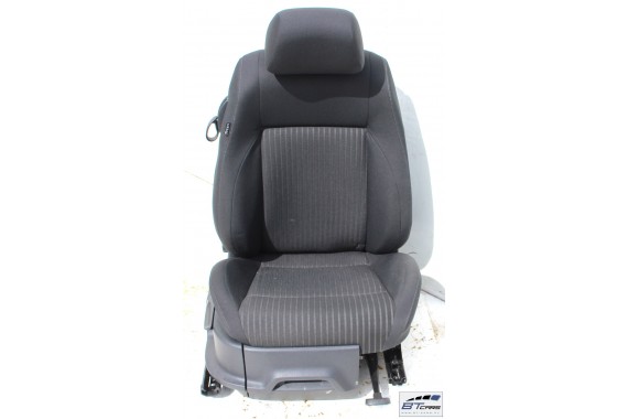 VW POLO FOTELE KOMPLET FOTELI siedzeń siedzenia tapicerka 6R 6R3 6R0 3-drzwiowy welur w kolorze czarnym