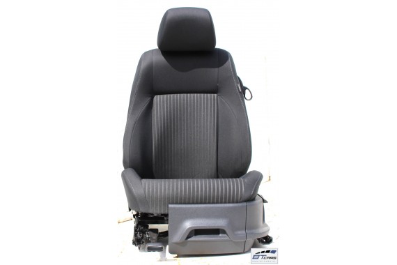 VW POLO FOTELE KOMPLET FOTELI siedzeń siedzenia tapicerka 6R 6R3 6R0 3-drzwiowy welur w kolorze czarnym
