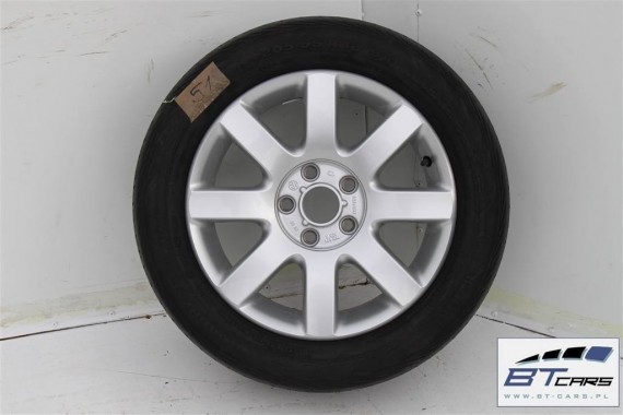 VW GOLF V VI PLUS JETTA EOS FELGI 16 cali OPONY KOŁA felga 1K0601025R 6,5J*16HZ ET50 opona CONTINENTAL 205/55/16  91H