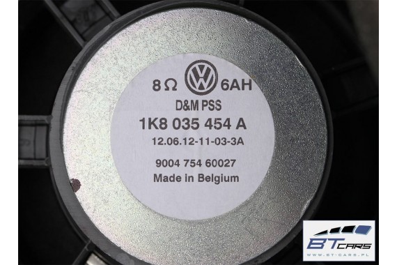 VW SCIROCCO ZESTAW GŁOŚNIKÓW GŁOŚNIKI GŁOŚNIK 1K8035454 1K8035454A 1K8035411A 1K8 035 454 1K8 035 454 A 1K8 035 411 A