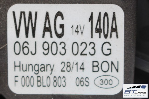 VW AUDI ALTERNATOR 06J903023G 06J903023GX 06K903015A 06J903023A 06J903023AX 06K903024A 06K903024C 06K903024AX 06K903024CX 140A