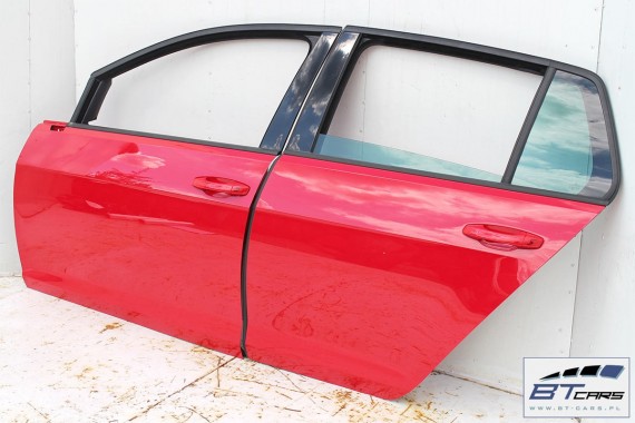 VW GOLF 7 VII DRZWI LEWE PRZÓD + TYŁ STRONA LEWA przednie + tylne 2 sztuki 5G 5G4 Kolor: G2G2 LY3D - czerwony tornado 5G4831055