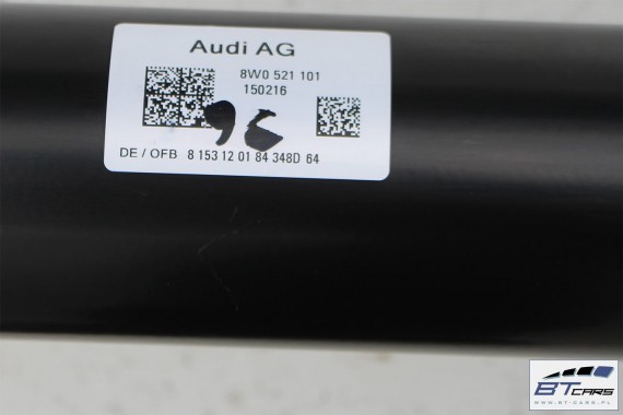 AUDI A4 A5 WAŁ NAPĘDOWY WAŁ KARDANA 8W0521101 8W0 521 101 8W 8W0521101 8W0521101J 8W0521101 8W0521101J 8W0521101 8W0521101J USA