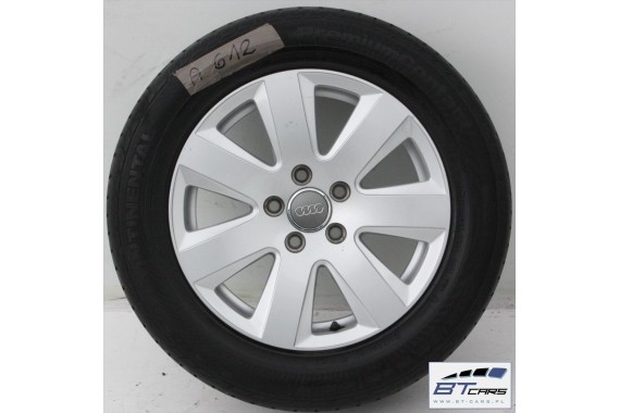 AUDI A4 A6 FELGI 16 cali OPONY KOŁA felga 4F0601025AJ 7,5J*16H2 ET45 opona CONTINENTAL PREMIUMCONTACT 225/55/16 95Y