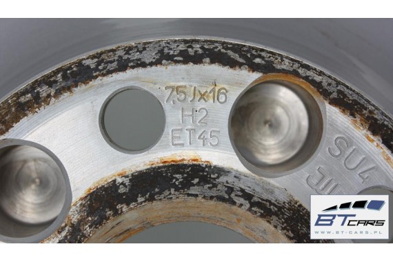 AUDI A4 A6 FELGI 16 cali OPONY KOŁA felga 4F0601025AJ 7,5J*16H2 ET45 opona CONTINENTAL PREMIUMCONTACT 225/55/16 95Y