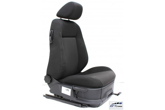 VW POLO FOTELE KOMPLET FOTELI siedzeń siedzenia tapicerka 6R 6R3 6R0 3-drzwiowy welur w kolorze czarnym