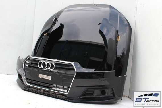 AUDI A4 PRZÓD maska błotnik zderzak pas przedni wzmocnienie 8W B9 2015- Kolor: A2A2 LY9B brylantowy czarny 8W0823029 8W0821106