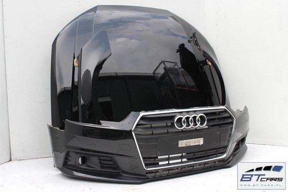 AUDI A4 PRZÓD maska błotnik zderzak pas przedni wzmocnienie 8W B9 2015- Kolor: A2A2 LY9B brylantowy czarny 8W0823029 8W0821106