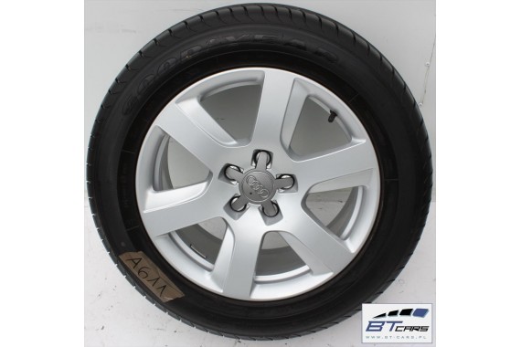 AUDI A4 A5 A6 A7 A8 FELGI 17 OPONY KOŁA felga 4H0601025 8J*17H2 ET30 opona GOODYEAR EFFICIENT GR/P 235/55/17 99Y 8K 8T 8W 4G 4H