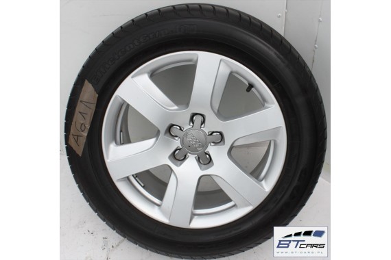 AUDI A4 A5 A6 A7 A8 FELGI 17 OPONY KOŁA felga 4H0601025 8J*17H2 ET30 opona GOODYEAR EFFICIENT GR/P 235/55/17 99Y 8K 8T 8W 4G 4H