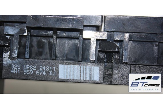 AUDI A8 PRZEŁĄCZNIK PRZYCISK WŁĄCZNIK KONSOLI PANEL 4H1959673H 4H0820911 4H1959674 4H0820911 przyciskami 4H1959674BJ 4H1959674