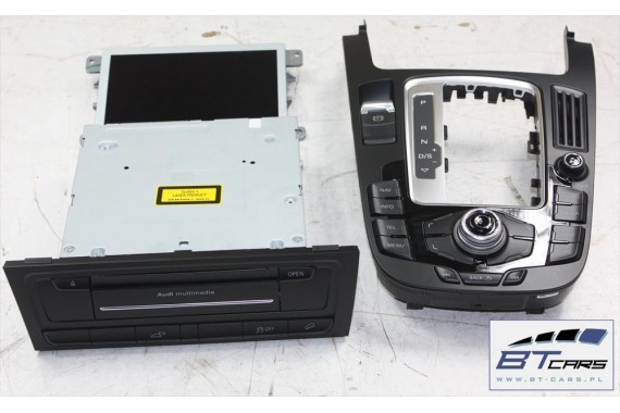 AUDI A4 A5 Q5 ZESTAW MMI 3G+ MONITOR + CZYTNIK + PANEL 8R0919609 8F1035666 8F0919604 wyświetlacz lcd gałka sd navi 8K 8T 8R