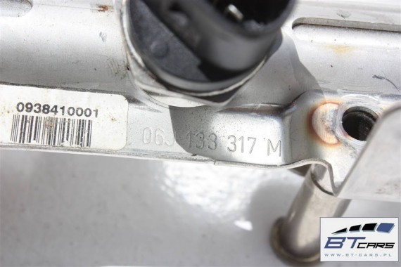 VW AUDI LISTWA WTRYSKOWA 06J133317M 06J133317AB benzyna 2.0 TFSi 06J 133 317 M 06J133317AB rozdzielacz paliwa SKODA 06J133317M
