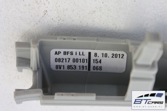 AUDI A3 SEDAN LISTWA LISTWY OZDOBNE KONSOLI 8V 8V1853191 8V1853190 8V1853189 8V4867409 8V4867410 8V4867419 8V4867420 SPORTBACK