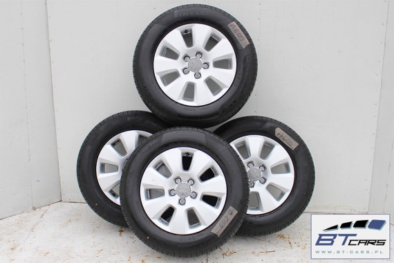 AUDI A4 A6 FELGI 16 + OPONY LATO FELGA KOŁA 4G0601025 7,5J*16H2 ET37 opona PIRELLI CINTURATO P7 225/60/16 98 Y  8K 4G