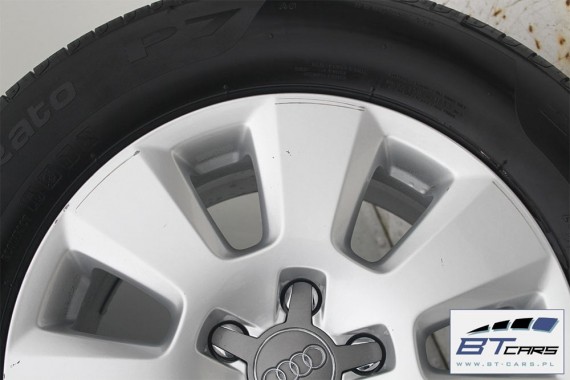 AUDI A4 A6 FELGI 16 + OPONY LATO FELGA KOŁA 4G0601025 7,5J*16H2 ET37 opona PIRELLI CINTURATO P7 225/60/16 98 Y  8K 4G