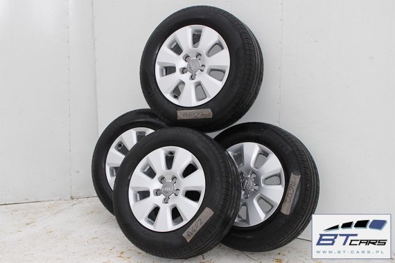 AUDI A4 A6 FELGI 16 cali OPONY LETNIE KOŁA felga 4G0601025 7,5J*16H2 ET37 opona LATO CINTURATO P7 225/60/16 98Y 8K, 4G 2010-